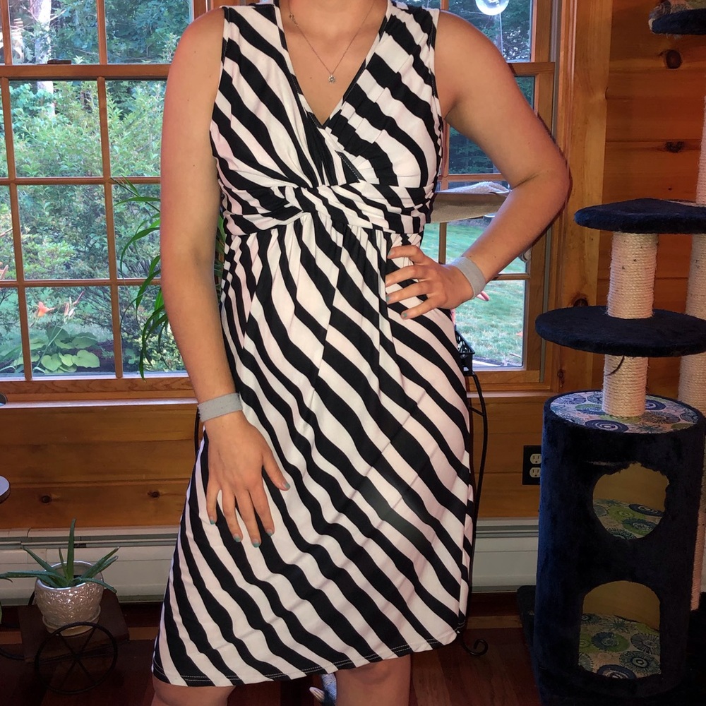 Striped dress Size Small NWT